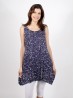 Galaxy Print Fashion Tops W/ Coconut Buttons 